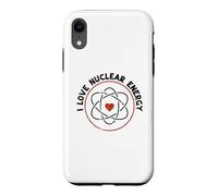 Carcasa para iPhone XR Corazón de molécula de Signo atómico - Amo a los Maestros de energía Nuclear
