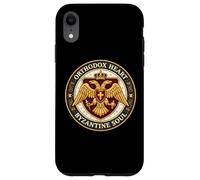 Carcasa para iPhone XR Corazón Ortodoxo Alma Bizantina Cristiano Águila Bizancio