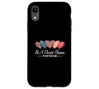 Carcasa para iPhone XR Corazón Retro Vintage Be A Decent Human It's Not That Hard