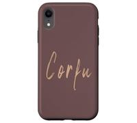 Carcasa para iPhone XR Corfú Grecia Diseño Vintage Elegante