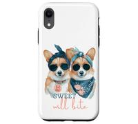 Carcasa para iPhone XR Corgi Dogs Sweet Will Bite Savage, descarado y Lindo Humor