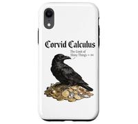 Carcasa para iPhone XR Córvid Calculus Cuervo Cosas Brillantes Infinity Matemáticas Juego de Palabras