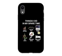 Carcasa para iPhone XR Cosa Que Hago en mi Tiempo Libre: Entusiasta de Las criptomonedas, Amante de Las criptomonedas
