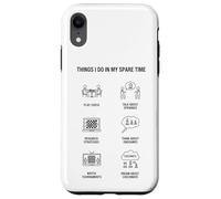 Carcasa para iPhone XR Cosas Que Hago en mi Tiempo Libre - Amante del ajedrez