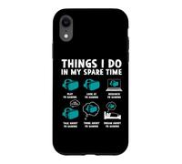 Carcasa para iPhone XR Cosas Que Hago en mi Tiempo Libre Realidad Virtual VR Gaming
