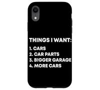 Carcasa para iPhone XR Cosas Que Quiero Coches Garaje Piezas de Coche Drift Car Racer Car Guy