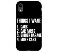 Carcasa para iPhone XR Cosas Que Quiero Coches Garaje Piezas de Coche Drift Car Racer Car Guy