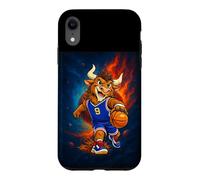 Carcasa para iPhone XR Cosmic Basketball Mascot Player Galaxy Space Graphic