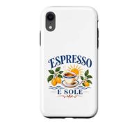 Carcasa para iPhone XR Costa de Amalfi Italia Espresso E Sole Italiano Verano