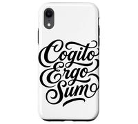 Carcasa para iPhone XR Cotización de Pensador filósofo Latino de Cogito Ergo Sum