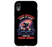 Carcasa para iPhone XR Couch QUESTING Count AS Cardio When The Pages Sprint