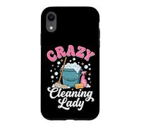 Carcasa para iPhone XR Crazy Cleaning Lady Conserje