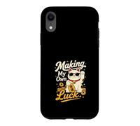 Carcasa para iPhone XR Creando Mi Propia Suerte - Gato de la Fortuna