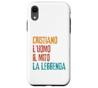 Carcasa para iPhone XR Cristiano L'Uomo Il Mito La Leggenda Festa di Compleanno