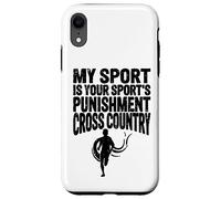 Carcasa para iPhone XR Cross Country Gift My Sport is Your Sports Castigo Runner