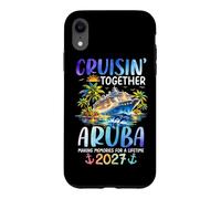 Carcasa para iPhone XR Cruisin Together Aruba 2027 Ship Dolphin Vacaciones