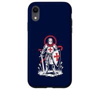 Carcasa para iPhone XR Cruzada Caballero Medieval Inglaterra Inglés San Jorge Histórico