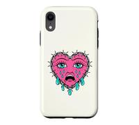 Carcasa para iPhone XR Crying Heart Tattoo - Traditional Old School Tattooed Inked