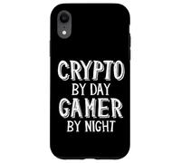 Carcasa para iPhone XR Crypto by Day Gamer by Night Bitcoin Cryptocurrency NFT Game