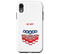 Carcasa para iPhone XR Cualquier Agujero es mi Objetivo: Juego de Fiesta Pong, Beirut Uni/College