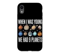 Carcasa para iPhone XR Cuando era Joven teníamos 9 Planetas Astronomía del Sistema Solar