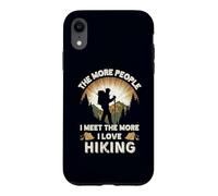 Carcasa para iPhone XR Cuantas más Personas conozco, más me Encanta el Senderismo Retro Camping