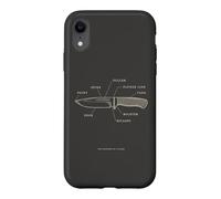 Carcasa para iPhone XR Cuchilla para fabricar Cuchillos, Hoja Anatomía Forge Smith