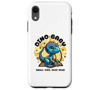 Carcasa para iPhone XR Cute Dino Baby Cartoon Illustration for Kids