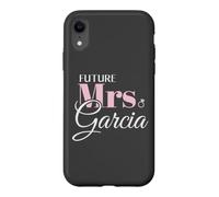 Carcasa para iPhone XR Cute Engagement Future Mrs Garcia Bachelorette