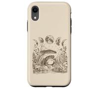 Carcasa para iPhone XR Cute Frog Mushroom Moon Witchy Fairy Grunge Vintage Graphic