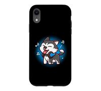 Carcasa para iPhone XR Cute Kawaii Kids Boys Girls Music Siberian Husky Dog Lover