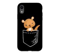 Carcasa para iPhone XR Cute Kawaii Mens Womens Kids Aussie Pocket Kangaroo Lover