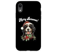 Carcasa para iPhone XR Cute Merry Bernmas Christmas Bernedoodle Dog Lover