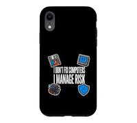 Carcasa para iPhone XR Cybersecurity I Don't Fix Computers I Manage Risk