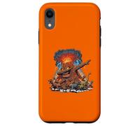 Carcasa para iPhone XR Dabbing Volcano Geography Volcanologist Scary Dinosaur