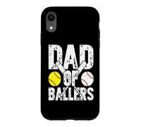 Carcasa para iPhone XR Dad of Ballers Baseball Dad for Men Father's Day Baseball
