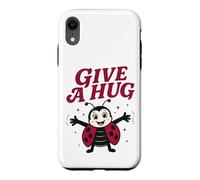 Carcasa para iPhone XR Dale un Abrazo a Ladybug, Feliz y Divertido último día de Verano Escolar