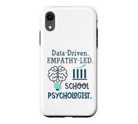 Carcasa para iPhone XR Data-Driven Empathy-Led School Psychologist Brain Graphic