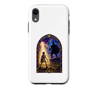 Carcasa para iPhone XR David Y Goliat Catedral gótica Medieval Mosaico Escena artística