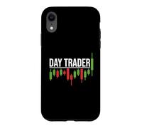 Carcasa para iPhone XR Day Trader - Estilo gráfico de negociación de acciones desgastadas