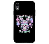 Carcasa para iPhone XR Dead Inside But Hoppy Skull Bunny Pastel Goth Easter