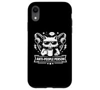 Carcasa para iPhone XR Declaración de mentalidad humorística introvertida de Persona Anti Gente