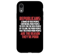 Carcasa para iPhone XR Definición Anti republicanos - Demócrata Liberal