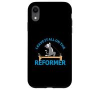 Carcasa para iPhone XR Déjalo Todo en el Animal Divertido Amante del Gato Reformer Pilates