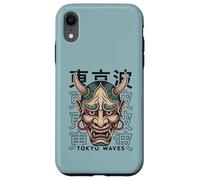 Carcasa para iPhone XR Demonio Japonés Tatuaje Cara Yokai Diablo Hannya Japón Oni Máscara
