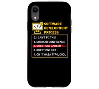 Carcasa para iPhone XR Desarrollo de Software Ingeniero de Procesos Desarrollador Coder Geek