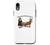 Carcasa para iPhone XR Descartes Antes del Caballo Filosofía Juego de Palabras Divertido