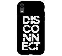 Carcasa para iPhone XR Desconectar | Digital Detox Authentic Living Tech Minimalismo