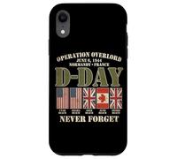Carcasa para iPhone XR Día D 6 de Junio de 1944 Normandía Francia Nunca Olvides Que se desvaneció