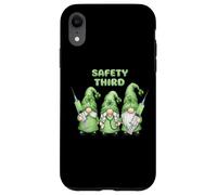 Carcasa para iPhone XR Día de San Patricio Enfermera Gnomos Seguridad Tercer Humor médico